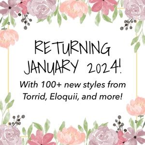 CLOSET REOPENING IN JANUARY 2024!!!